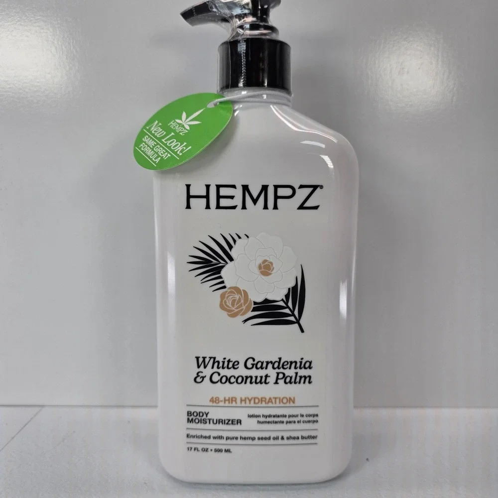 Hempz White Gardenia & Coconut Palm‎ Body Moisturizer 17oz 48-Hour Hydration New
